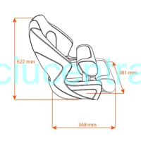 Laivo sėdynė Runos DELUXE SPORT FLIP-UP Laivo sėdynė Runos DELUXE SPORT FLIP-UP